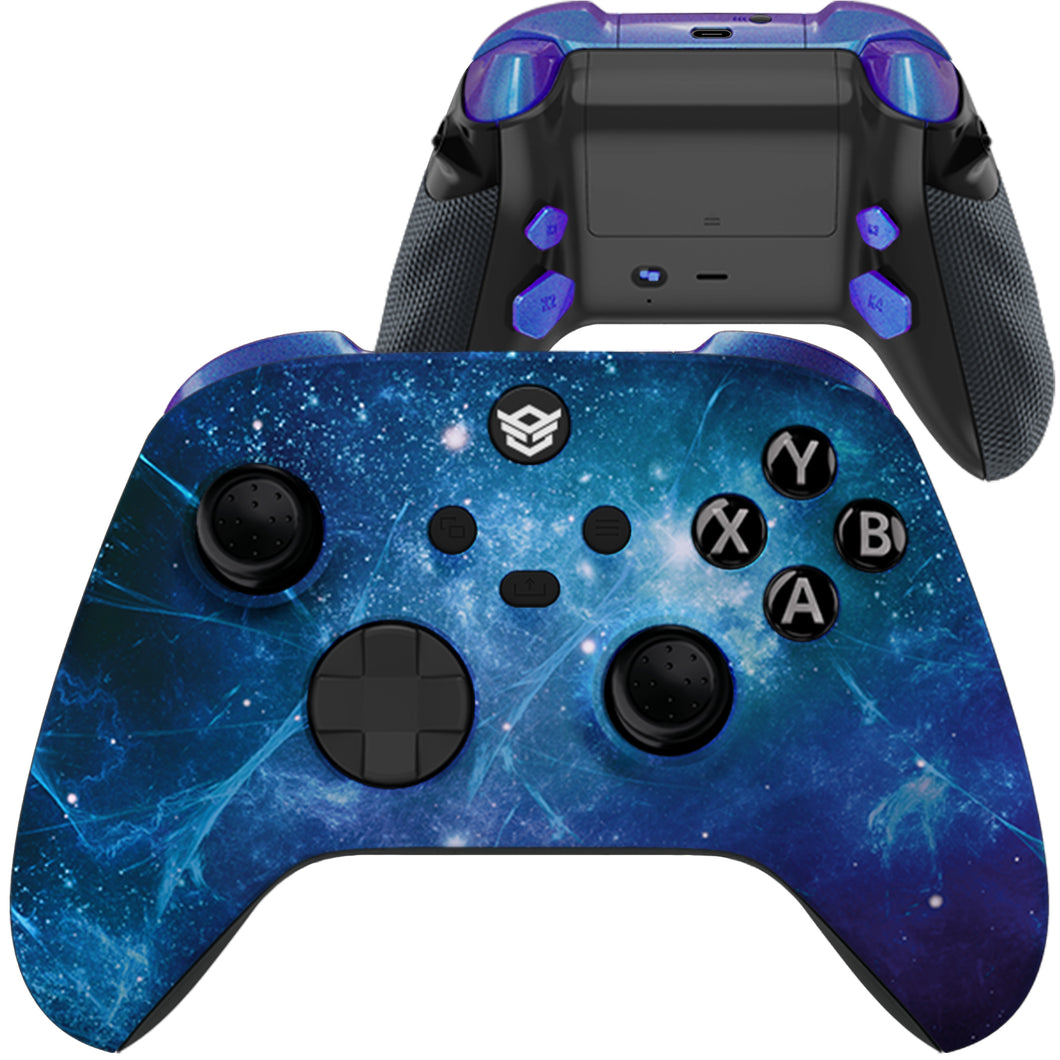 ADVANCE Controller with Adjustable Triggers for XBOX, PC, Mobile - Blue Nebula