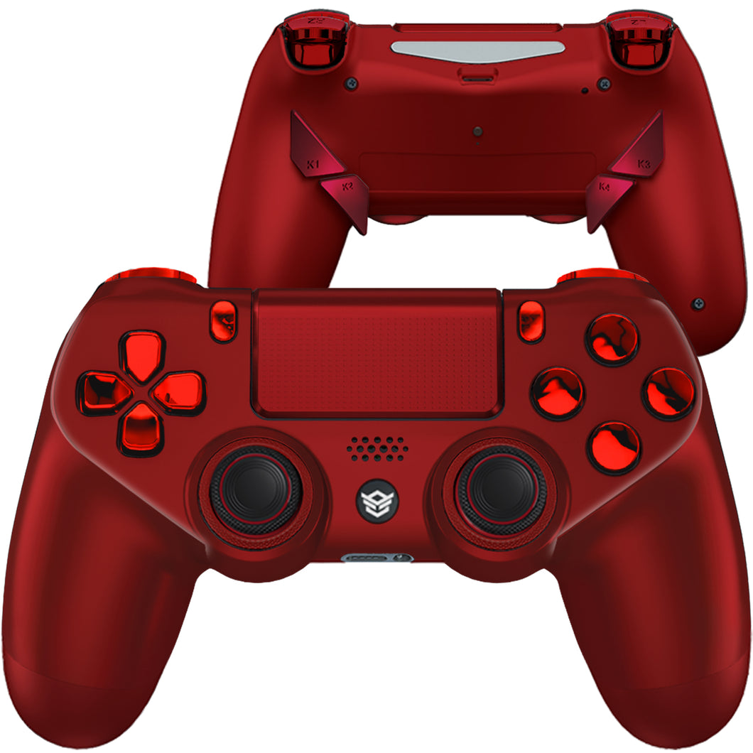 HEXGAMING NEW EDGE Controller for PS4, PC, Mobile - Blazing Red