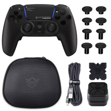 Load image into Gallery viewer, HEXGAMING PHANTOM Controller with Adjustable Triggers+Charging Cable+Carring Bag for PS5, PC, Mobile - 10 Styles
