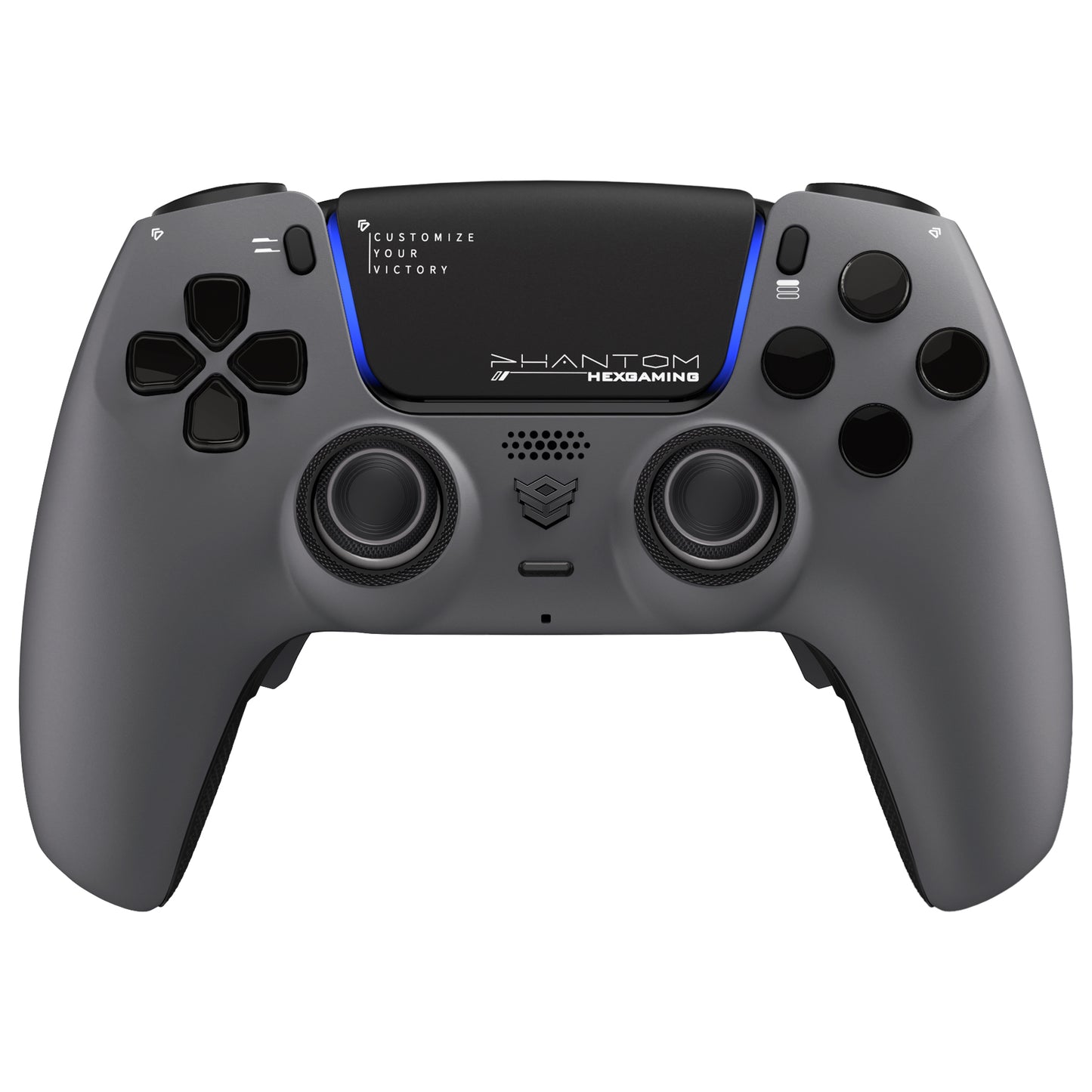 HEXGAMING PHANTOM Controller with Adjustable Triggers for PS5, PC, Mobile - Shadow Gray