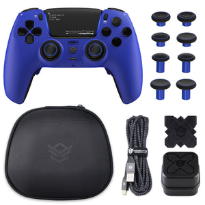 HEXGAMING PHANTOM Controller with Adjustable Triggers+Charging Cable+Carring Bag for PS5, PC, Mobile - 10 Styles