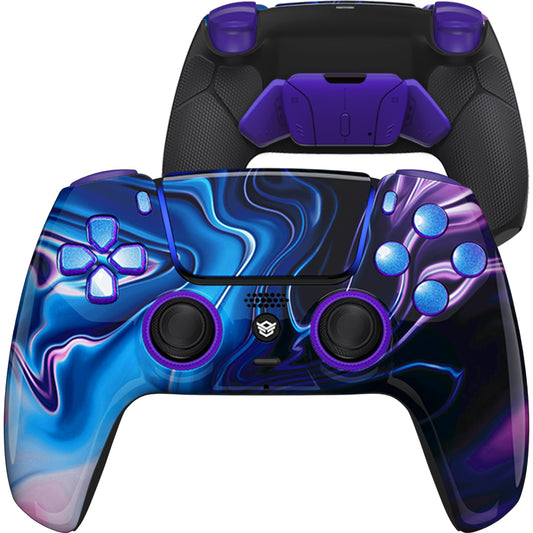 HEXGAMING RIVAL PRO Controller for PS5, PC, Mobile - Chaos Illusion