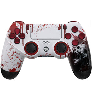 HEXGAMING NEW SPIKE Controller for PS4, PC, Mobile- Blood Zombie