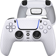 Cargar imagen en el visor de la galería, HEXGAMING ULTIMATE Controller for PS5, PC, Mobile - White Silver Carbon Fiber
