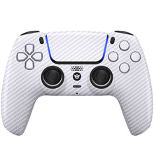 Cargar imagen en el visor de la galería, HEXGAMING ULTIMATE Controller for PS5, PC, Mobile - White Silver Carbon Fiber
