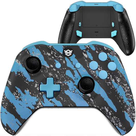 BLADE with Triggers Stop - Blue Black Splash