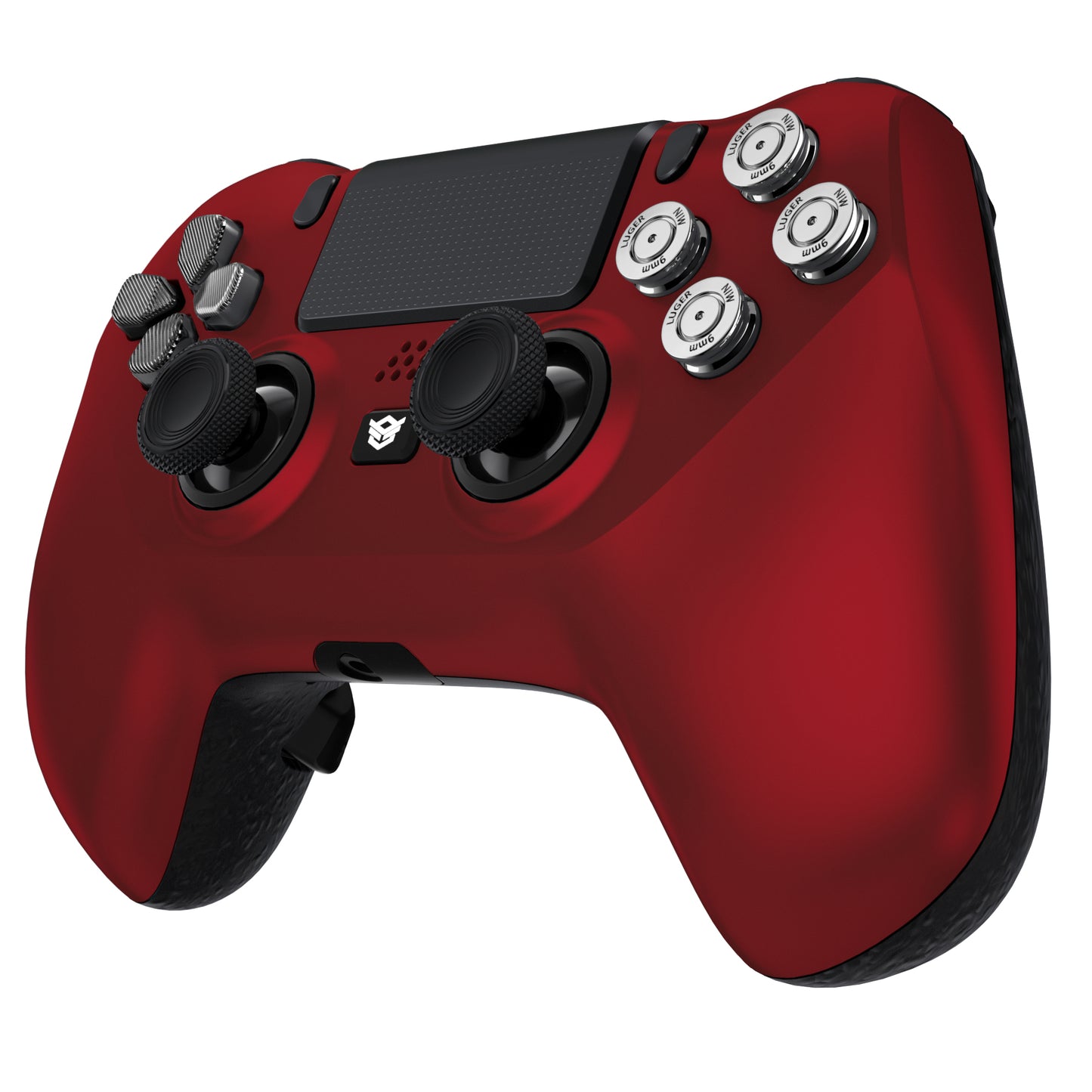 HEXGAMING HYPER Controller for PS4, PC, Mobile- Scarlet Red Sliver