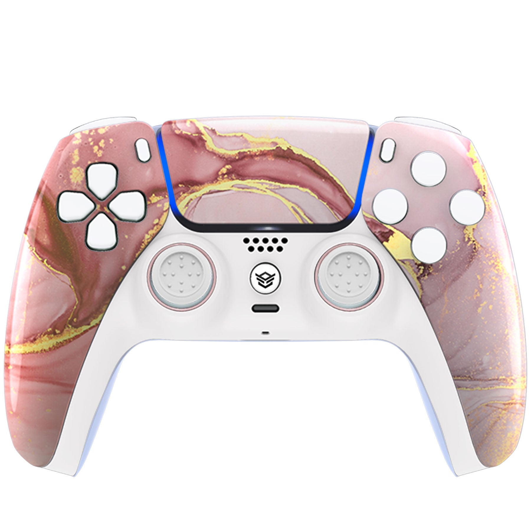Rose Gold Marble PS5 Controller Skin