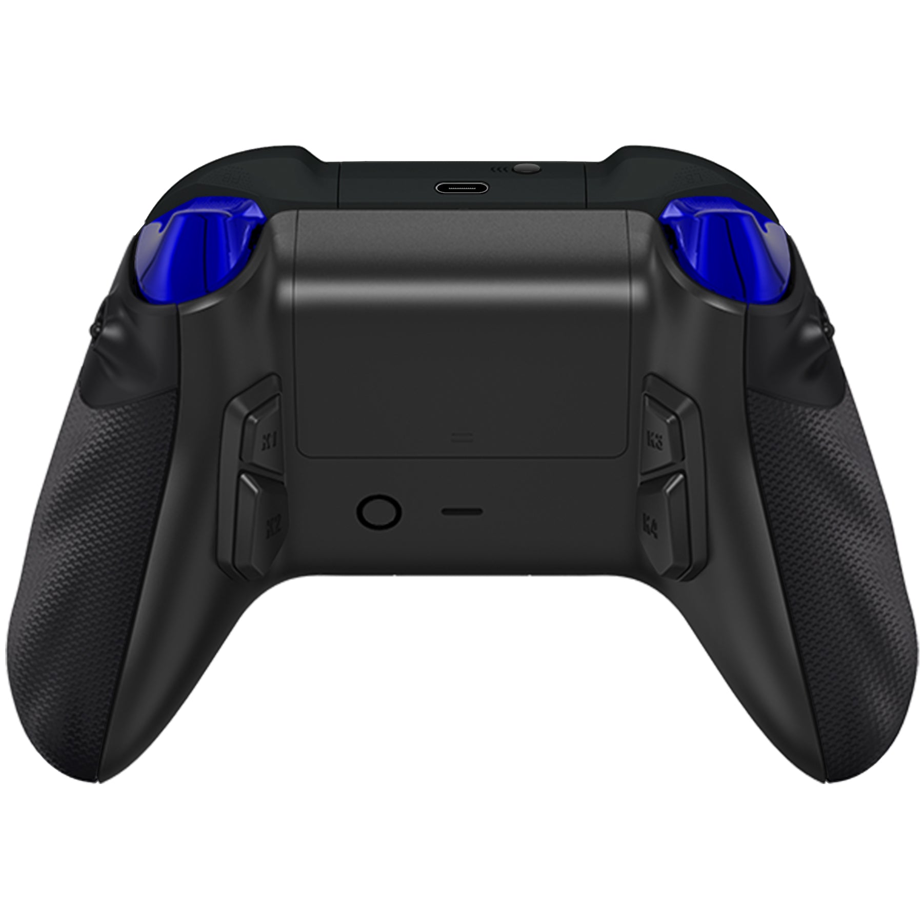 ULTRA X with Adjustable Triggers & Rubberized Grip Faceplate - Samurai Blue ABXY Labeled